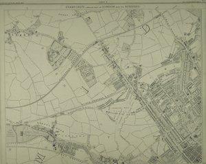 Mapa Willesden, Londyn (lito) autorstwa School English
