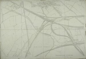 Mapa Willesden, Londyn (lito) autorstwa School English