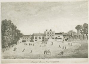 Szkoła Sedgley Park: grawerowanie akwatinty, bd [ok. 1797] (druk) autorstwa School English