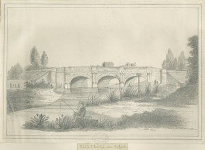 Stafford - Radford Bridge: rysunek ołówkiem, nd [?XIX w.] (rysunek) autorstwa School English