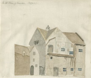Stafford - The Old House of Correction: malarstwo akwarela i [?początek XIX wieku] (malarstwo) autorstwa School English
