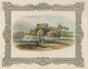 Zamek Tamworth: staloryt (barwiony), bd [ok. 1841] (druk) autorstwa School English