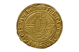 Moneta Tudorów ze skarbca Asthall autorstwa School English