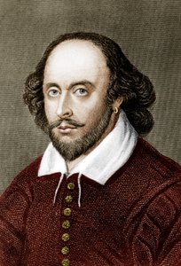 William Shakespeare (grawerowanie kolorem)