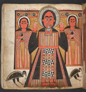 Lub. 516 f.100v, z „Czterech Ewangelii” (welin)