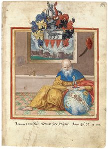 Strona z albumu Amicorum Salomona Schweiggera von Sulz