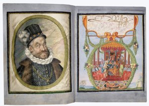 Strony z albumu Amicorum Philippa Hainhofera