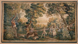 Scena polowania, Origin Oudenaarde (gobelin)