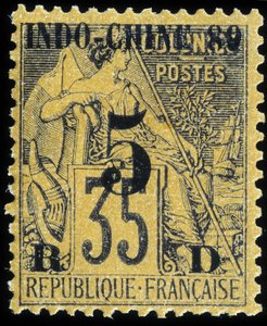 Pieczęć francuskich Indochin autorstwa School French