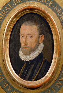 Gaspard de Coligny, admirał, mąż stanu, przywódca hugenotów, zamordowany podczas ... autorstwa School French