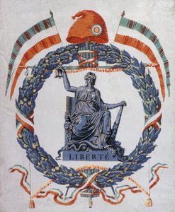 Wolność: Alegoria Rewolucji i Republiki autorstwa School French