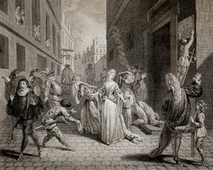 Terror (1793-1794): włoscy komicy (interpretujący postacie z komedii dell