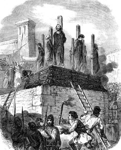 Krucjata albigeńska (rycina) autorstwa School French