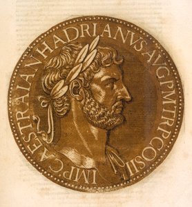 Cesarz Hadrian (kolor lito) autorstwa School French