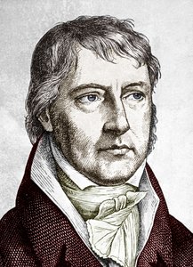 Georg Wilhelm Friedrich Hegel (grawerowanie kolorem)