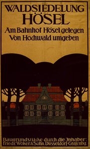 Waldsiedlung Hotel Reklama w języku niemieckim, c.1890 (plakat) autorstwa School German