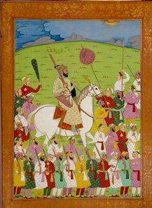 Sułtan Akbar i Dwór Szacha Alema. Miniatury indyjskie i perskie w „Historii Indii od Tamertante do Orangreyb” Niccolo Manucci (1638-1717). BN, Paryż. autorstwa School Indian