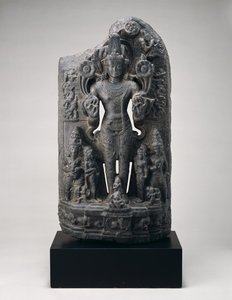 Surya, ok. XI wiek (czarny chloryt) autorstwa School Indian