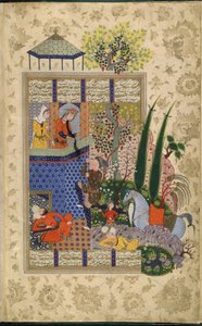 Balkon Jal Aat Rudaby, z Shahnama B Firdausi (Velam)