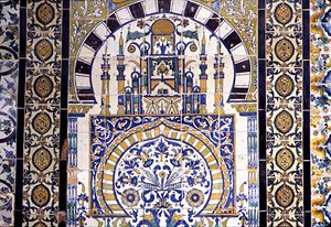 Tunezja w Kairouan: dekoracja Meczetu