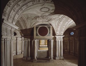 Krypta kościoła św. Marcina ai Montiego, IV-V w. autorstwa School Italian