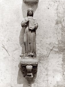 Posąg Owidiusza (43BC-AD17) autorstwa School Italian