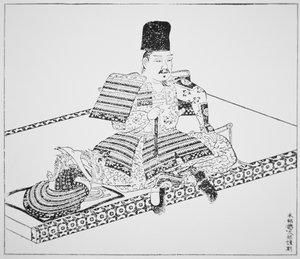 Minamoto no Yoritomo autorstwa School Japanese