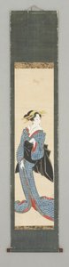 Stojąca postać w kimono autorstwa Japanese School