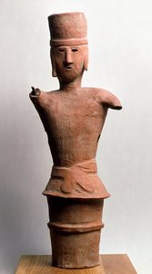 Terakota pogrzebowa Haniwa, okres kofun III-VI w. autorstwa Japanese School