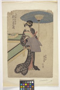 Bez tytułu (drzeworyt kolorowy) autorstwa School Japanese