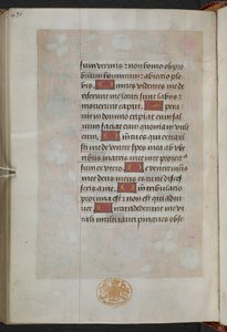 Kings 9, f.232v, Księga godzin, użycie Sarum ("Księga godzin Anny Boleyn") (welin) autorstwa School Netherlandish