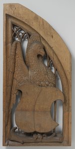 Tablica z prospektu organowego, ok. godz. 1510-20 (dąb ze śladami polichromii) autorstwa School Netherlandish
