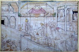 47.110/1759 Małżeństwo Nala i Damayanti, od „Nala Damayanti”, przypisywane Ranjha, Chamba, Himachal Pradesh