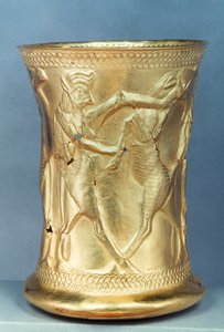 Wazon ozdobiony mitologicznymi stworzeniami, perski autorstwa School Persian