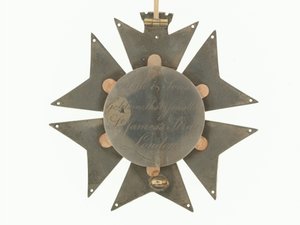 Odznaka, Order Wieży i Miecza, Portugalia, generał Sir Galbraith Lowry Cole (metal) autorstwa School Portuguese