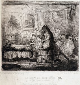 Śmierć kota Murr (z opowieści Hoffmanna) - Rysunek, Portugalia