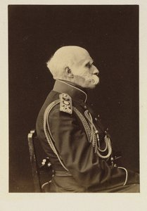 Hrabia Friedrich Benjamin von Lutke, niemiecki nawigator, geograf i badacz Bałtyku, poddany Imperium Rosyjskiego - Portret hrabiego Fiodora Pietrowicza Litke (1797-1882), Anonim . Litografia autorstwa School Russian