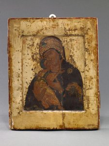 Matka Boska Wołokołamska (tempera na panelu) autorstwa School Russian