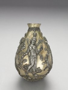 Anahita Vessel, 300-500 (srebro odlewane, wypukłe, repussé, ścigane i złocone)