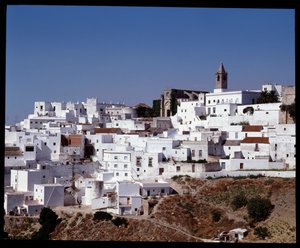 Zobacz na Vejer de la Frontera, Andaluzja Hiszpania autorstwa School Spanish