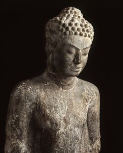 Budda, okres Dwarawaty (Brąz)
