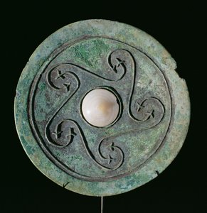 Lustro, Dongson Culture c.200 pne-200 AD, Wietnam (brąz)