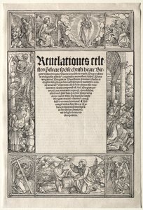 Granica - z chrztem Chrystusa autorstwa School of Albrecht Dürer