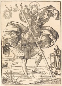Święty Krzysztof autorstwa School of Albrecht Dürer