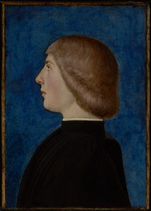 Portret młodzieńca, 2 poł. XV w. (olej i tempera na desce) autorstwa School of Ferrare