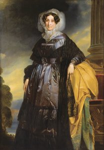Portret Adelaide dOrléans 1777-1847 autorstwa School of Franz Xaver Winterhalter