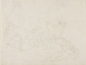 Diana i Callisto autorstwa School of Nicolas Poussin