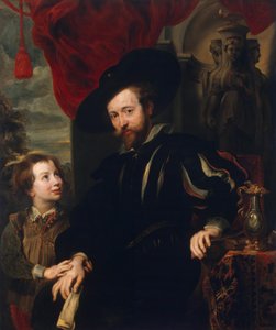 Portret Rubensa z synem Albertem (kopia z zaginionego oryginału z końca XVII wieku)