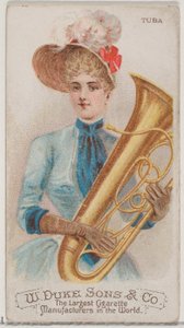 Tuba z serii Musical Instruments N82 do papierosów marki Duke, 1888., 1888.