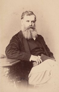 Portret Thomasa Oldhama 1816-1878, przed 1876 r. autorstwa Schwarzchild and Co